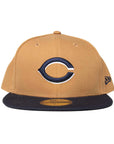 New Era Cincinnati Reds 2Tone 59Fifty Fitted - Wheat/Navy