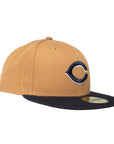 New Era Cincinnati Reds 2Tone 59Fifty Fitted - Wheat/Navy