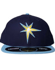 New Era Tampa Bay Devil Rays 2Tone 59Fifty Fitted Mesh - Navy w sky blue brim