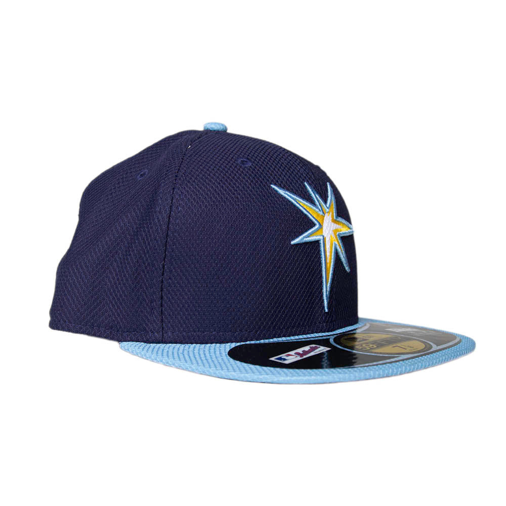 New Era Tampa Bay Devil Rays 2Tone 59Fifty Fitted Mesh - Navy w sky blue brim