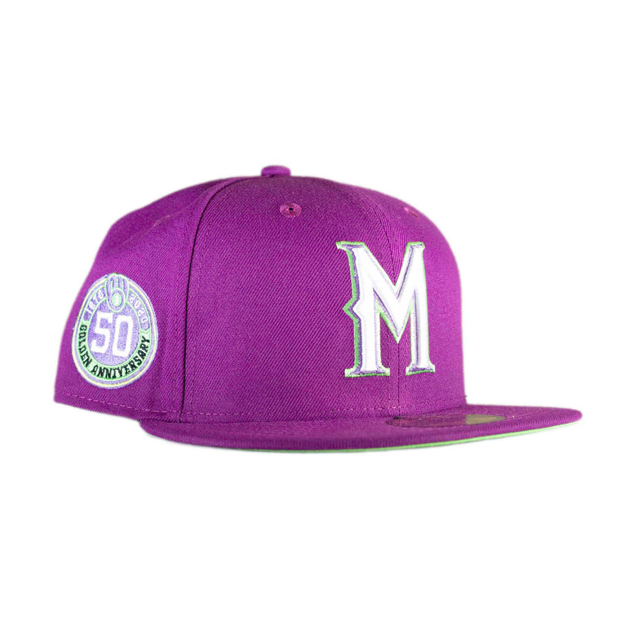 New Era Milwaukee Brewers 59Fifty Fitted - Sitcom Season III (Purple)