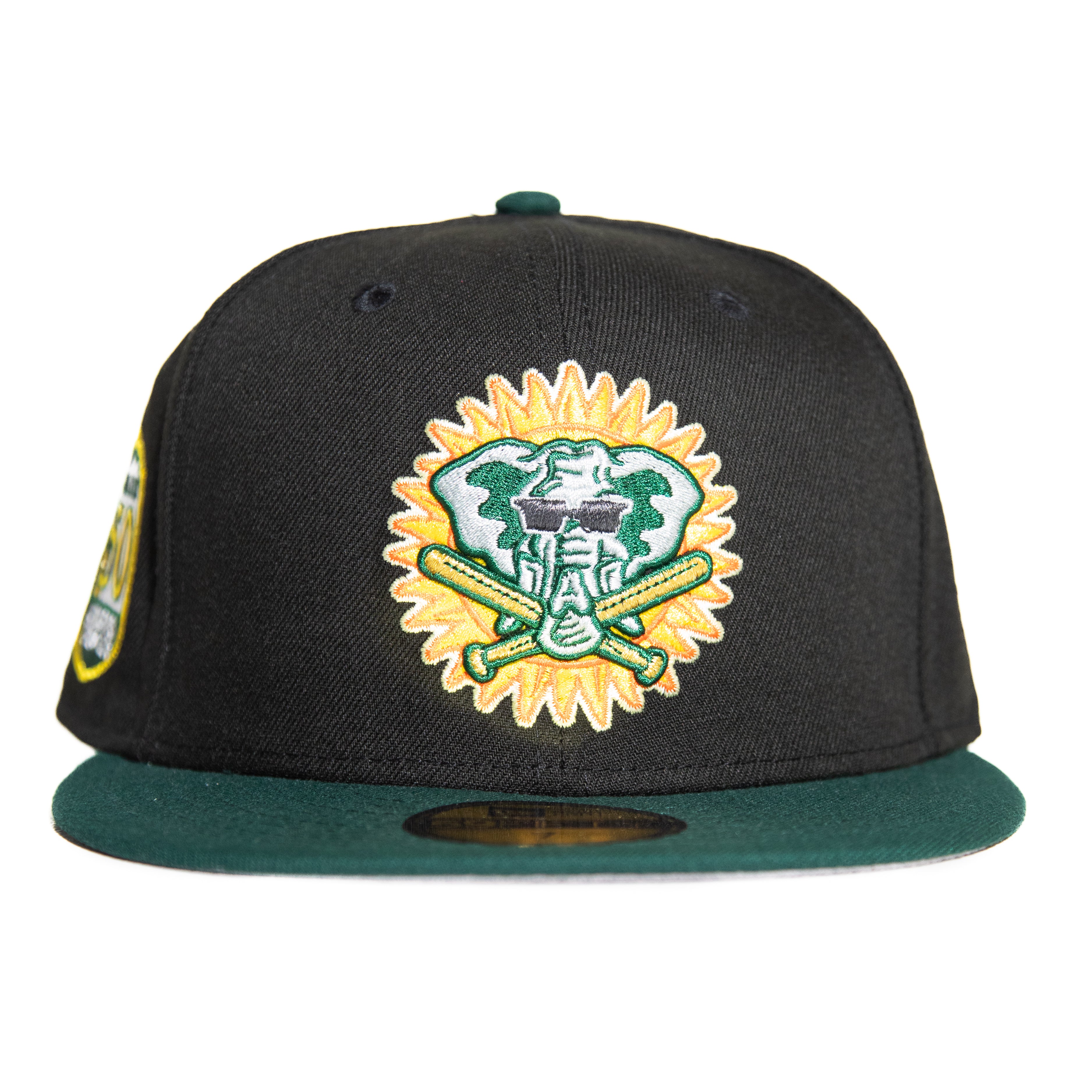 New Era Oakland Athletics 59FIFTY Fitted - Black/Green 7 1/4