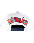 Mitchell & Ness Howard Bison Snapback - White/Navy