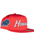 Mitchell & Ness Howard Bison Snapback - Red