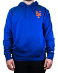 New Era New York Mets "State Patch" Hoodie - Blue/Orange