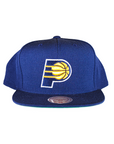 Mitchell & Ness Indiana Pacers Snapback - Navy/Yellow