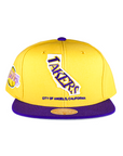 Mitchell & Ness Team Insider Los Angeles Lakers 2Tone Snapback - Yellow/Purple