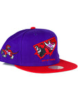 Mitchell & Ness Team Insider Toronto Raptors 2Tone Snapback - Red/Purple