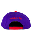 Mitchell & Ness Team Insider Toronto Raptors 2Tone Snapback - Red/Purple