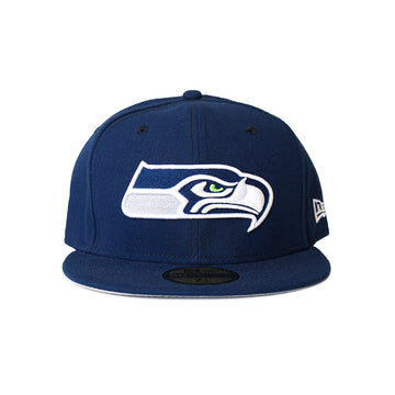 New Era Seattle Seahawks 59Fifty Fitted - Navy/Grey UV
