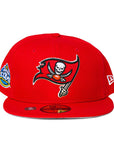 New Era Tampa Bay Buccaneers 59Fifty Fitted - Red w SB XXXVII Patch