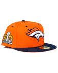 New Era Denver Broncos 59Fifty Fitted - Orange/Blue