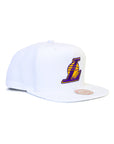 Mitchell & Ness Los Angeles Lakers Snapback - White