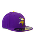 New Era Minnesota Vikings 59Fifty Fitted - Purple/Yellow UV