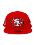 New Era San Francisco 49ers 59Fifty Fitted - Red w Side Patch