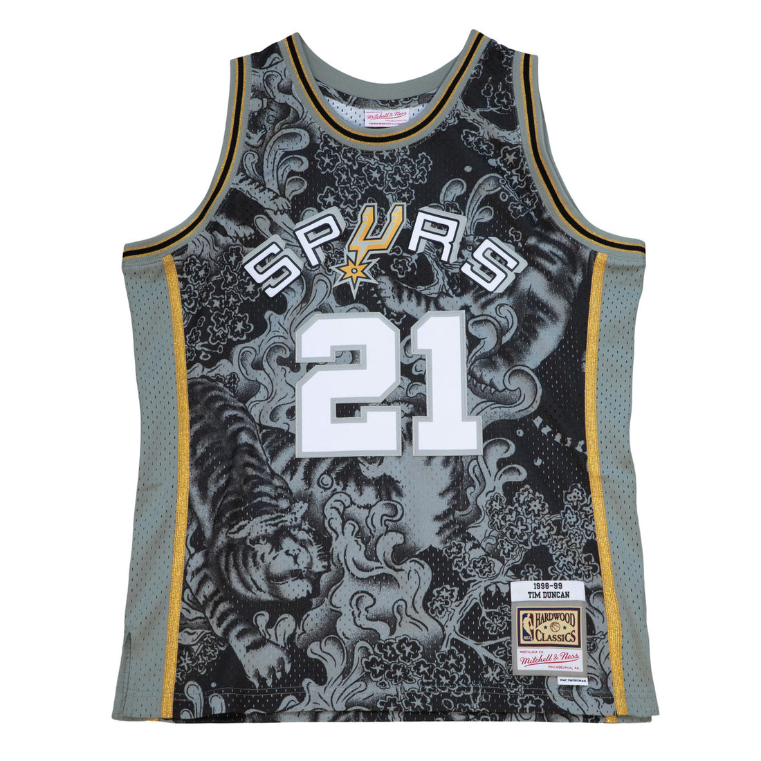 Mitchell & Ness Hardwood Classic Jersey: San Antonio Spurs (Tim Duncan)