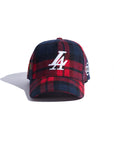 Reference LA Paradise Snapback - Red/Blue (Plaid Chainstitch)