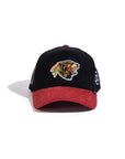 Reference Bearhawks Corduroy Snapback - 2-Tone Black/Red
