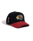 Reference Bearhawks Corduroy Snapback - 2-Tone Black/Red