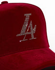 Reference LA Paradise Snapback - Burgundy Velour