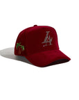 Reference LA Paradise Snapback - Burgundy Velour