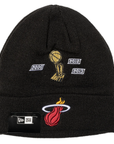 New Era Miami Heat Knit Beanie - Black
