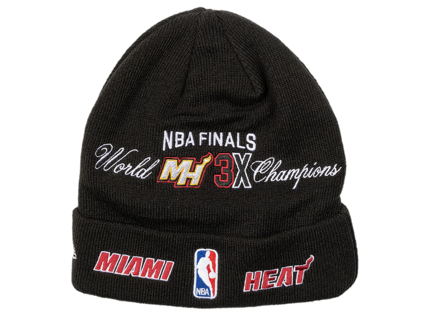 New Era Miami Heat Knit Beanie - Black