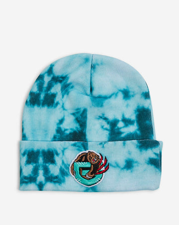 Mitchell & Ness Vancouver Grizzlies Tie Dye Beanie - Teal