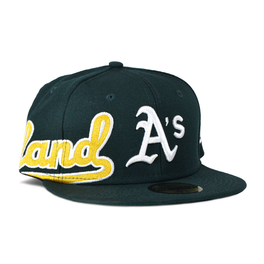 New Era Oakland A's "Side Split" 59Fifty Fitted - Green