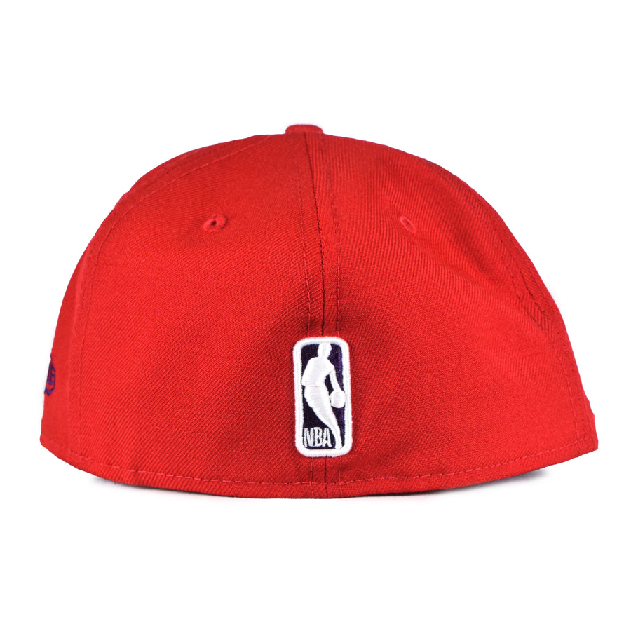 New Era Toronto Raptors 2Tone 59Fifty Fitted - Red/Purple w Patch