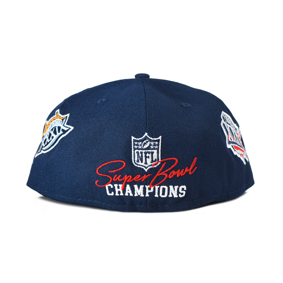 New Era New England Patriots "Rings" 59Fifty Fitted - Navy