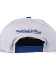 Mitchell & Ness Brooklyn Nets 2Tone Snapback - White/Blue "50 Patch"