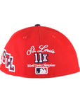 New Era St. Louis Cardinals  5950 Letterman - Red/ Navy