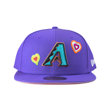 New Era Arizona Diamondbacks “Hearts” 59Fifty Fitted - Purple