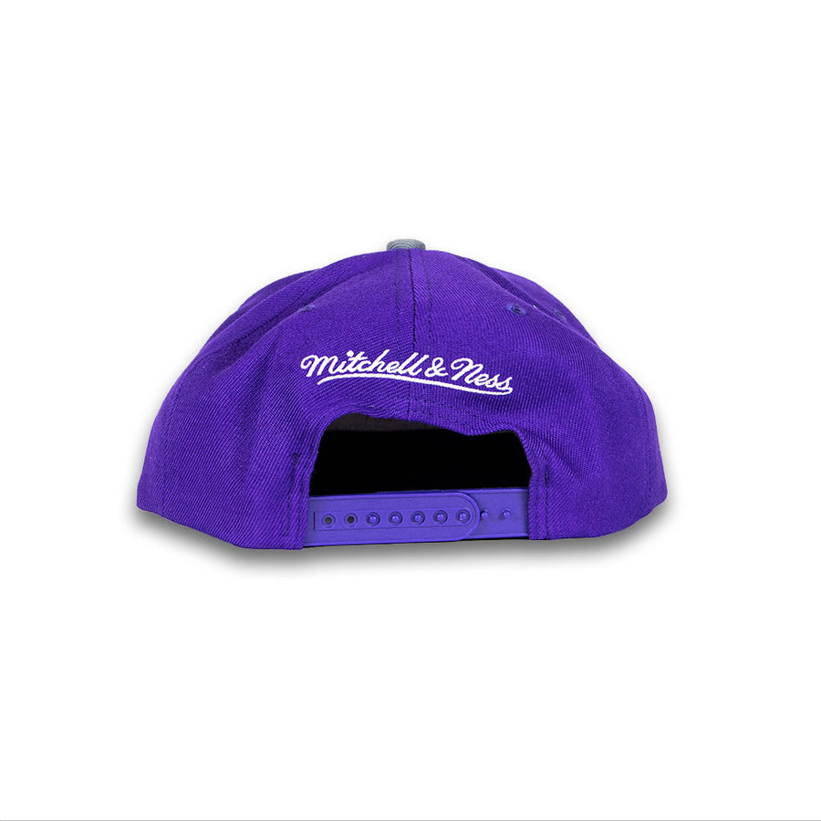 Mitchell & Ness 2Tone Basic Sacramento Kings Snapback - Purple/Grey