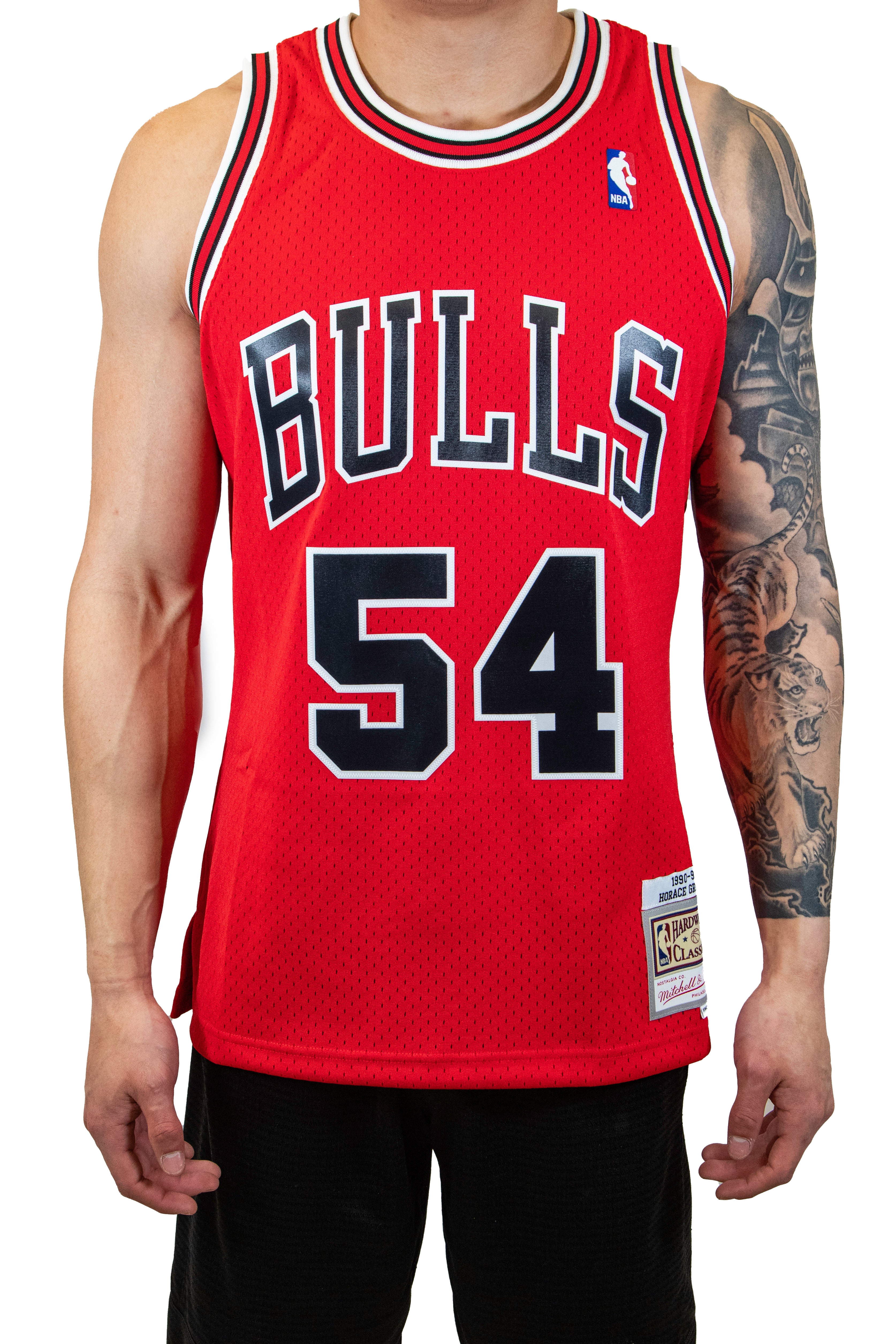 Mitchell & Ness Chicago Bulls Dennis Rodman NBA Red Swingman Jersey 3X, 4X