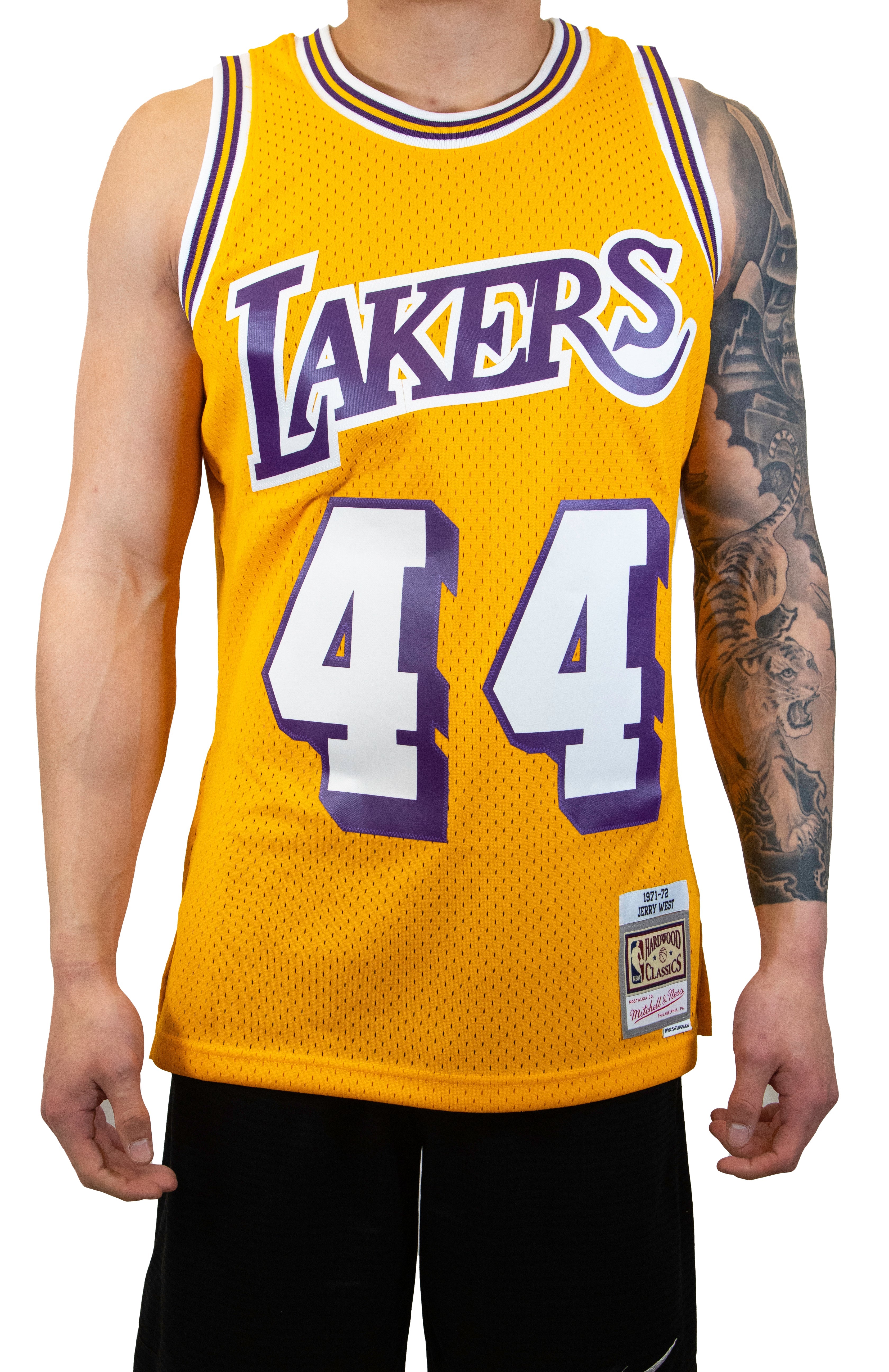 los angeles lakers jerry west jersey