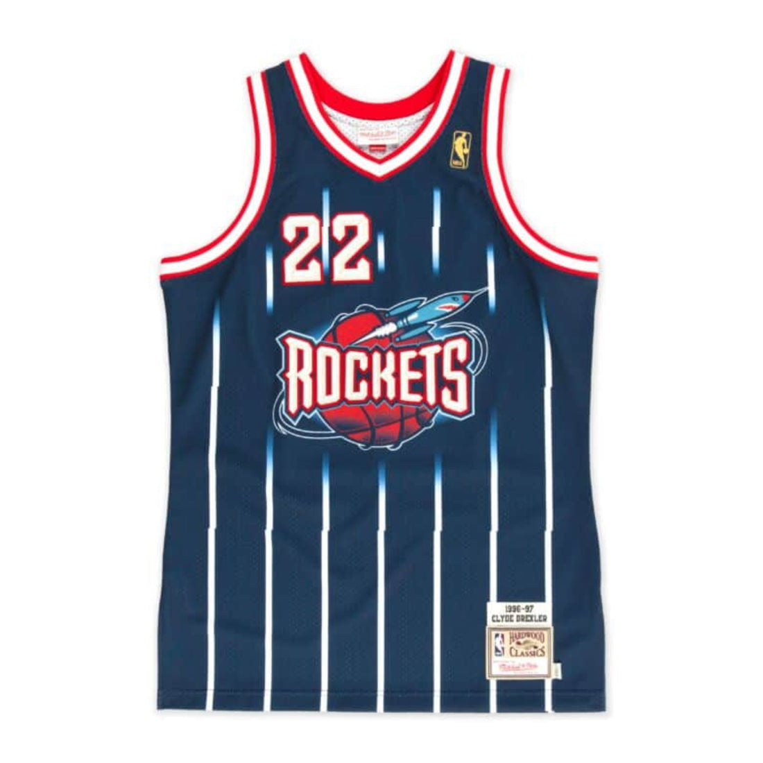 Mitchell & Ness Hardwood Classic Jersey: Houston Rockets (Clyde Drexler)