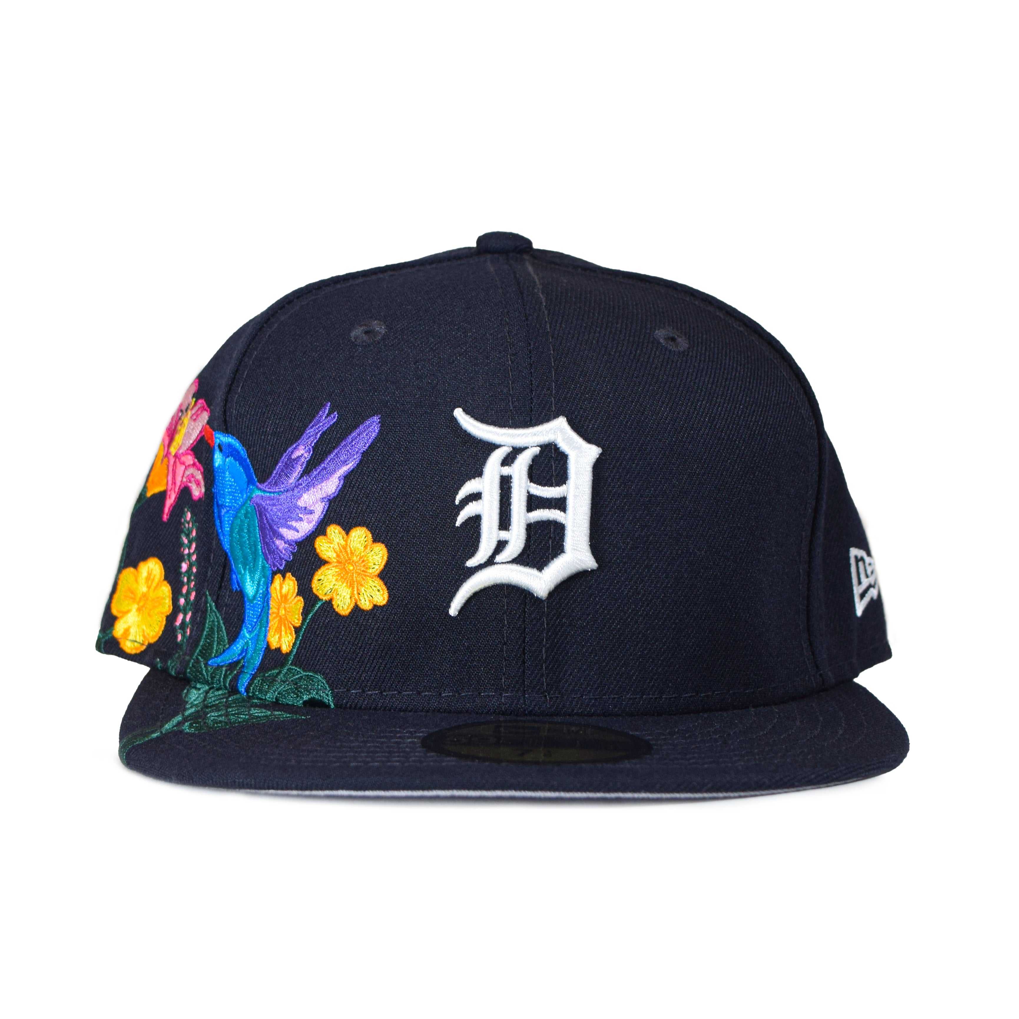 EXCLUSIVE NEW ERA 59FIFTY MLB DETROIT TIGERS 100 SEASONS NAVY / MAROON UV FITTED CAP