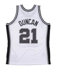 Mitchell & Ness: Hardwood Classic San Antonio Spurs Jersey  (Tim Duncan)