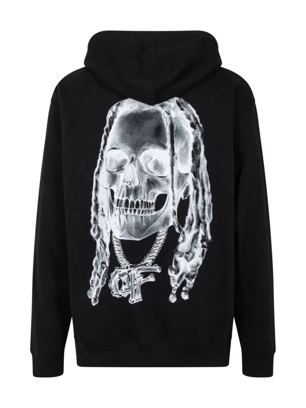Revenge black bones hoodie hotsell