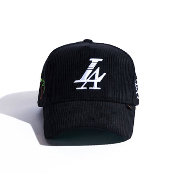 Reference Paradise LA corduroy Snapback - Black