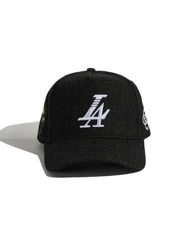 Reference LA Paradise Snapback - Black Denim