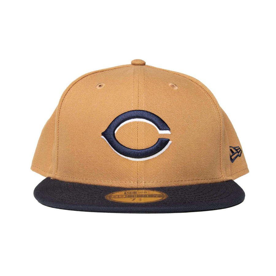 New Era Cincinnati Reds 2Tone 59Fifty Fitted - Wheat/Navy