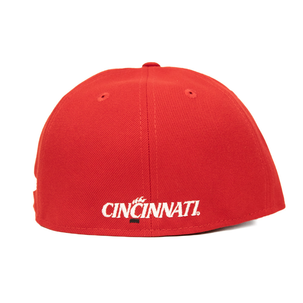 New Era 59Fifty Fitted Cap: University of City Bearcats [Classic-Red]