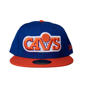 New Era Cleveland Cavaliers Retro  2Tone 59Fifty Fitted - Blue/Orange