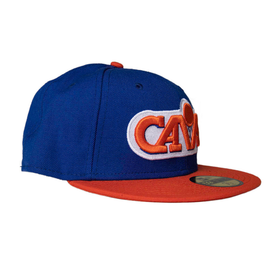 New Era Cleveland Cavaliers Retro  2Tone 59Fifty Fitted - Blue/Orange