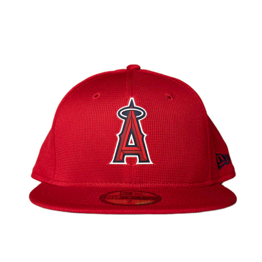 New Era California Angels 59Fifty Mesh Fitted - Red