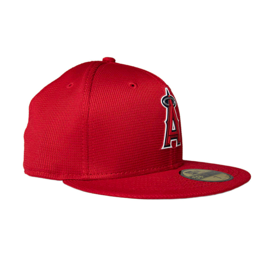 New Era California Angels 59Fifty Mesh Fitted - Red