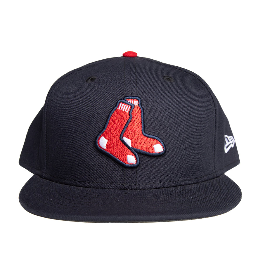 New Era Boston Red Sox 59Fifty Fitted - Navy/Red Sox Logo